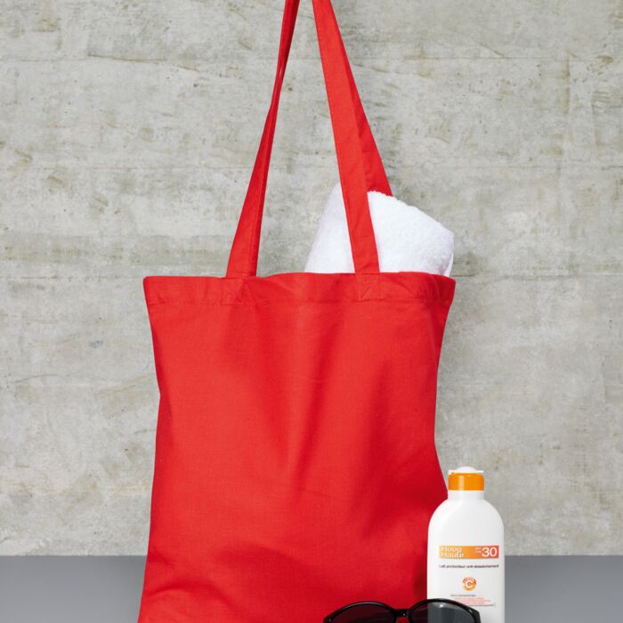 Bolsa de algodón asa larga Thumbnail