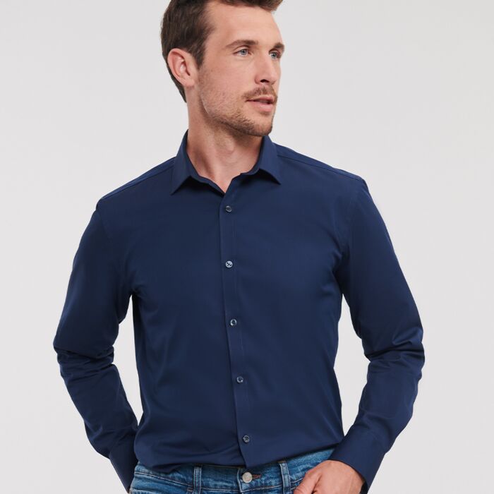 Camisa Ajustada m/l Ultimate Stretch hombre Thumbnail