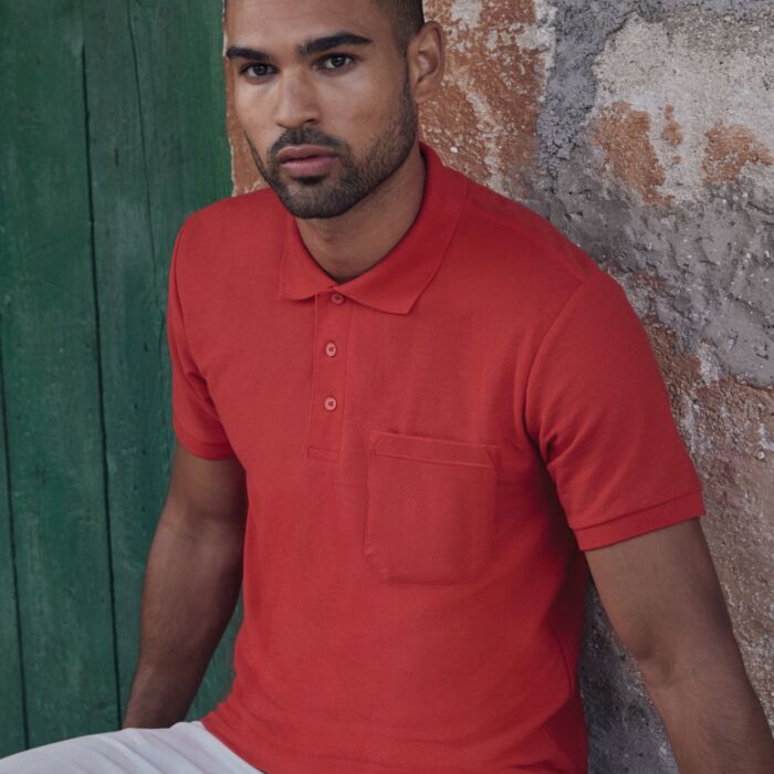 Polo piqué 65/35 con bolsillo Thumbnail