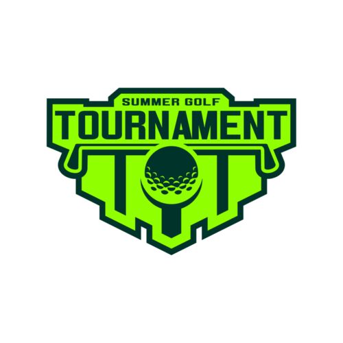 Tournament Summer golf logo template Thumbnail