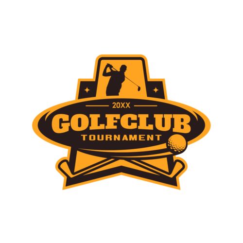 Golf club Tournament logo template 05 Thumbnail