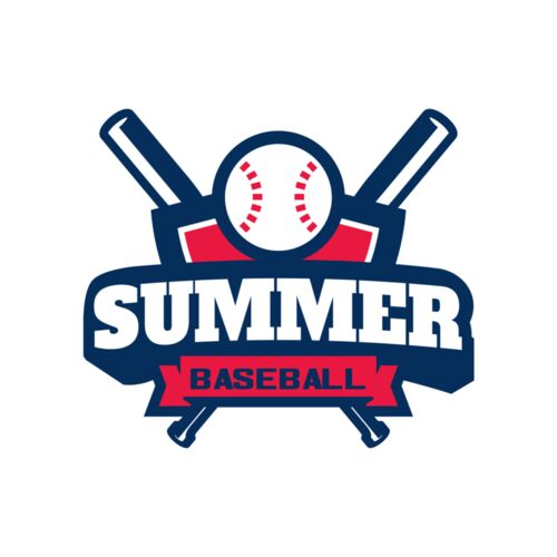 Summer Baseball logo template 02 Thumbnail