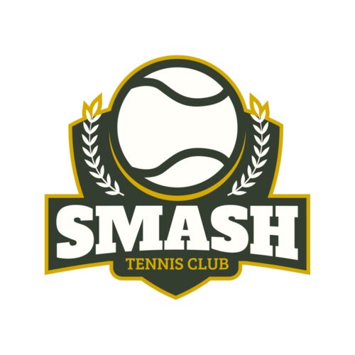 Smash Tennis Club logo template Thumbnail