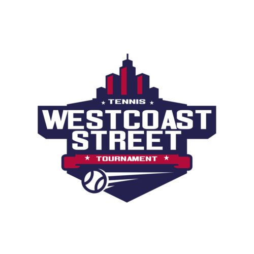West coast Street Tennis logo template Thumbnail
