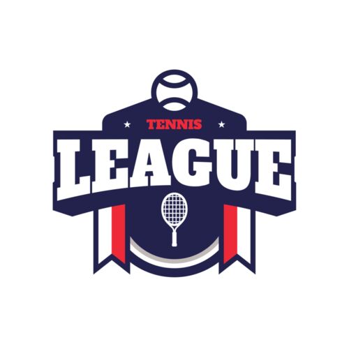 League Tennis logo template Thumbnail