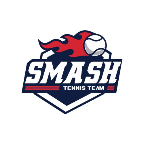 Smash Tennis Team logo template 01 Thumbnail