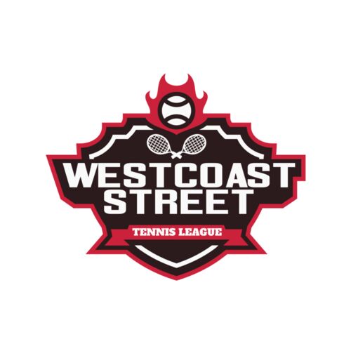 West coast Street Tennis League logo template Thumbnail